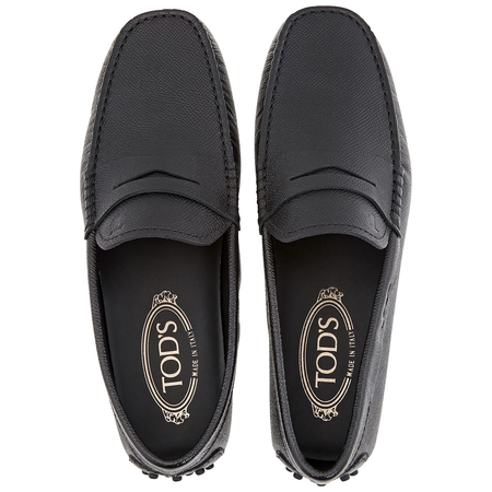 Tod's Men's Black City Gommino Driving Shoes In Leather XXM0LR00011PLTB999