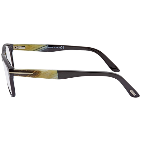Tom Ford Tom Ford Shiny Black Rectangular Men's Eyeglasses FT5430-001-56 FT5430-001-56
