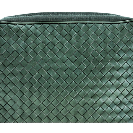 Bottega Veneta Men's Travel Organizer Pouch in Forest Green 431492 VAYD4 3205