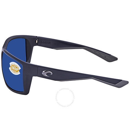 Costa Del Mar Reefton Blue Mirror 580P Rectangular Sunglasses RFT 75 OBMP RFT 75 OBMP