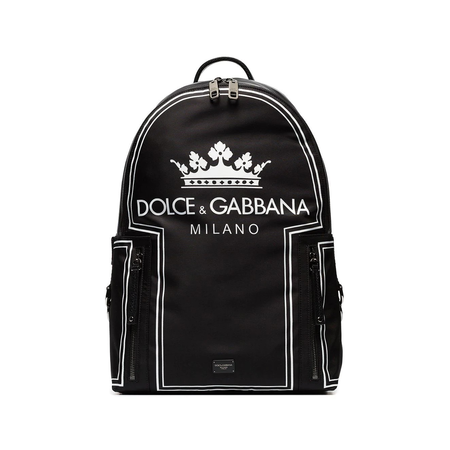 Dolce & Gabbana Dolce & Gabbana Men's Black Nylon Backpack BM1482 AS658 HNR18