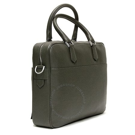 Emporio Armani Men's Gray Soft Saffiano Briefcase Y4P082-YAQ2E-80155