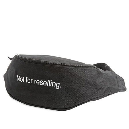 F.A.M.T. Men's Waist Bag Black Bum Bag "Not For Resell" FAMTBUM BAG RES Black