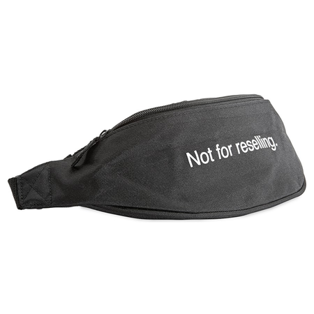 F.A.M.T. Men's Waist Bag Black Bum Bag "Not For Resell" FAMTBUM BAG RES Black