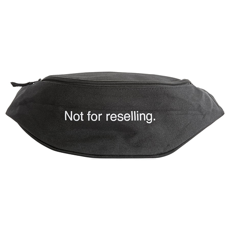 F.A.M.T. Men's Waist Bag Black Bum Bag "Not For Resell" FAMTBUM BAG RES Black
