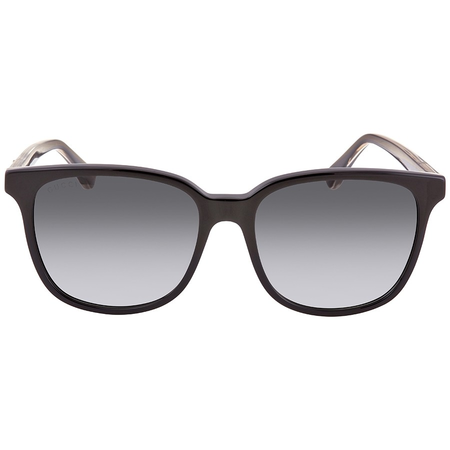 Gucci Grey Gradient Square Sunglasses GG0376S 001 54