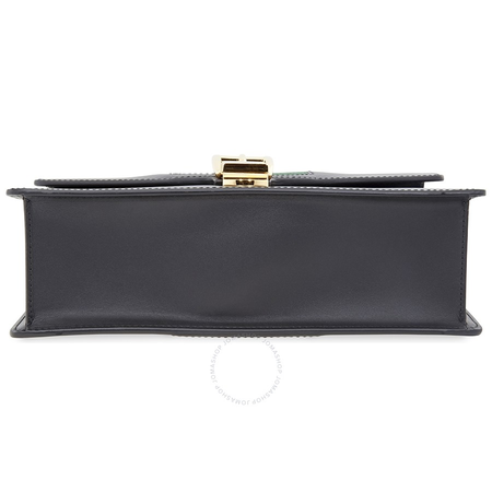 Gucci Sylvie Shoulder Bag in Black 421882 CVLEG 8638