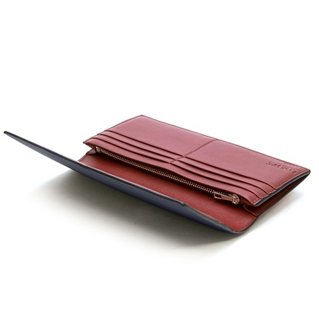 Loewe Ladies Card Case Disc/Old Groups Red Sg Long Hori Wlt 124.12.U02.5508