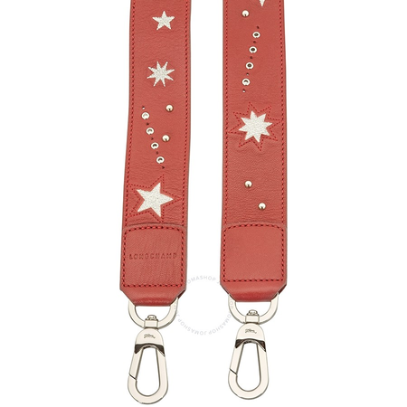 Longchamp Ladies Shoulder Strap Red Wine Shoulder Strap L7085737945