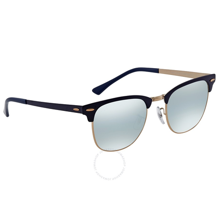 Ray Ban Clubmaster Metal Blue Gradient Mirror Sunglasses RB3716 9160AJ 51 RB3716 9160AJ 51