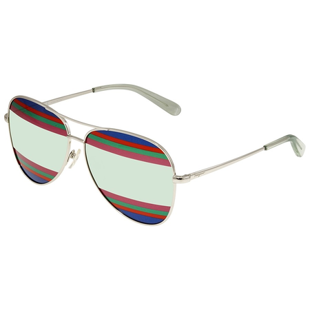 Ferragamo Multi/Green Aviator Ladies Sunglasses SF172S 047 60