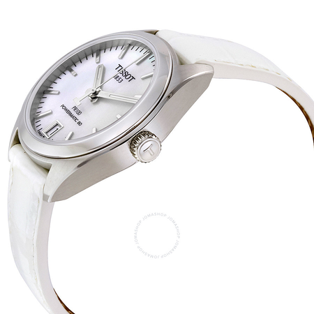 Tissot PR 100 Powermatic White Mother of Pearl Ladies Watch T101.207.16.111.00