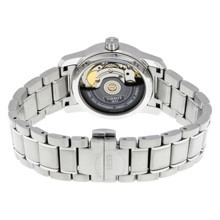 Tissot T-Classic Titanium Automatic Silver Dial Ladies Watch T0872074403700 T087.207.44.037.00