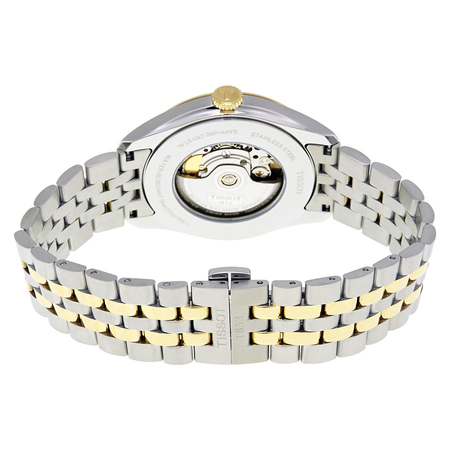 Tissot T-Classic Ballade Silver Dial Automatic Men's Two Tone Watch T108.408.22.037.00