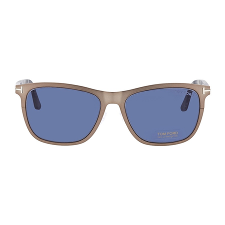Tom Ford Blue Rectangular Men's Sunglasses FT0526-15V