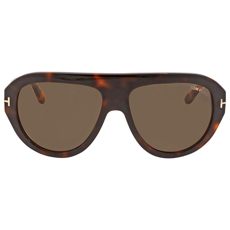Tom Ford FELIX Brown Pilot Men's Sunglasses FT0589-56E
