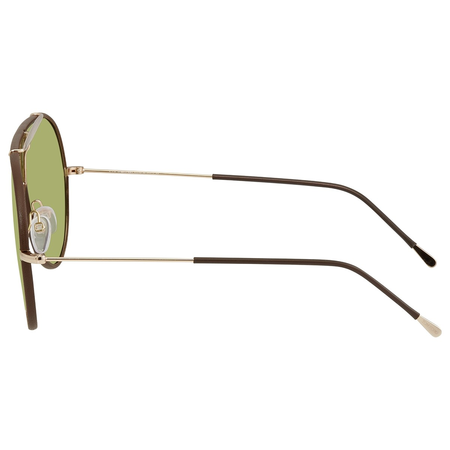 Tom Ford Green Shield Sunglasses FT0671 48N 137