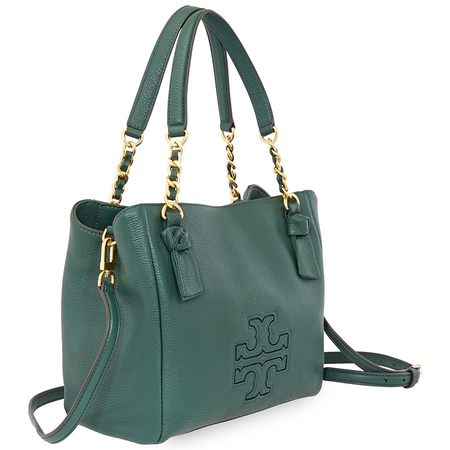 Tory Burch Ladies Harper Small Satchel - Green 34239-318