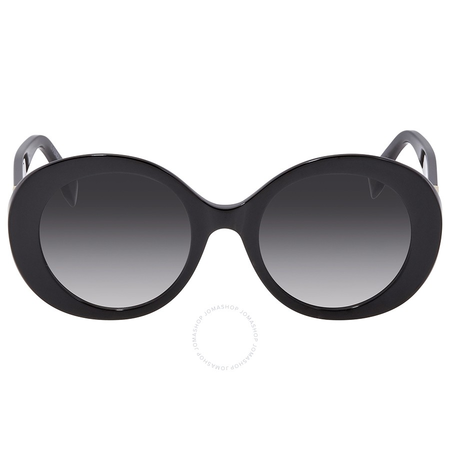 Fendi Dark Grey Round Ladies Sunglasses FF0293S080752