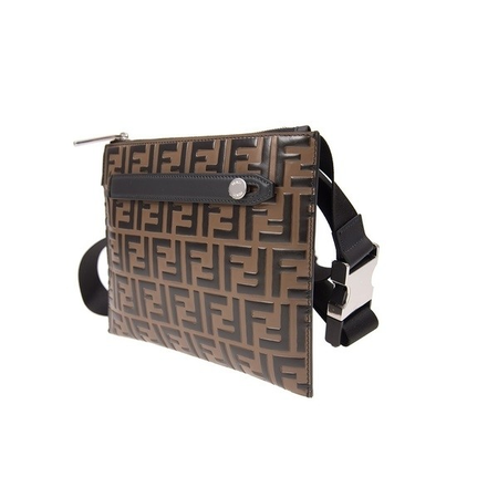 Fendi Men's Embossed Small Messanger 7VA437-A4K5-F0H3C