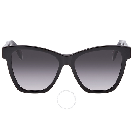 Fendi Peekaboo Grey Gradient Square Ladies Sunglasses FF0289S080755