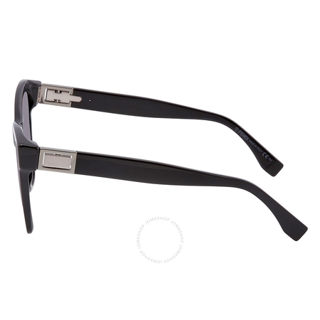 Fendi Peekaboo Grey Gradient Square Ladies Sunglasses FF0289S080755