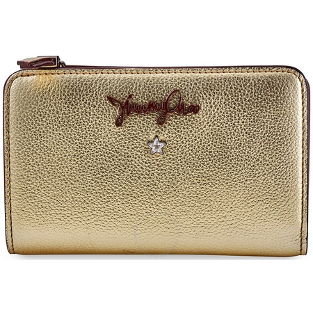 Jimmy Choo Ladies Ollie Zip Around Wallet 183 OLLIE EIZ GOLD