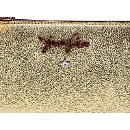 Jimmy Choo Ladies Ollie Zip Around Wallet 183 OLLIE EIZ GOLD