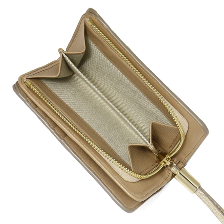 Jimmy Choo Ladies Wallet 183 MEERA WDS LIGHT GOLD