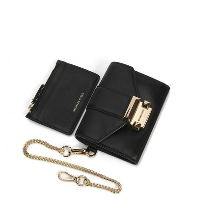 Michael Kors Ladies Whitney Small Leather Chain Wallet 32H8GWHC1L-001