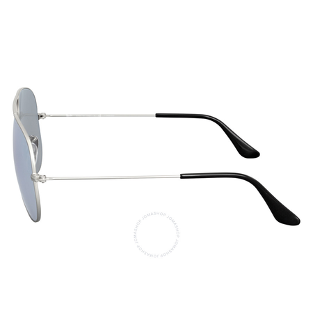 Ray Ban Aviator Mirror Polarized Silver Flash Sunglasses RB3025 019/W3 58 RB3025 019/W3 58