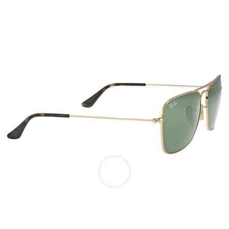 Ray Ban Caravan Green Classic G-15 Men's Sunglasses RB3136 181 58-15 RB3136 181 58-15
