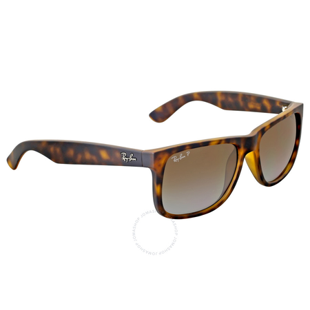 Ray Ban Ray-Ban Justin Classic Polarized Tortoise Sunglasses RB4165 865/T5 55 RB4165 865/T5 55