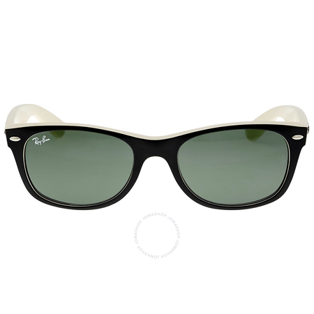 Ray Ban New Wayfarer Green Classic G-15 Sunglasses RB2132 875 52-18