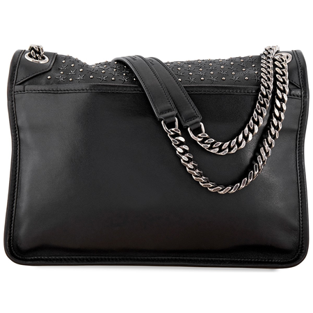 Saint Laurent Ladies Niki Medium in Lambskin with Lurex Stars 49889403U641078
