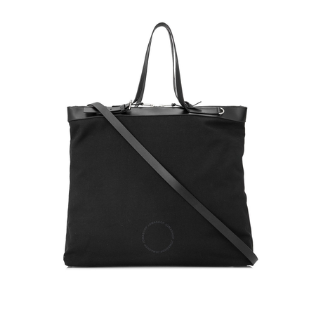Saint Laurent Men's ID Shoping Bag in Black Canvas 504873GUS2E1000