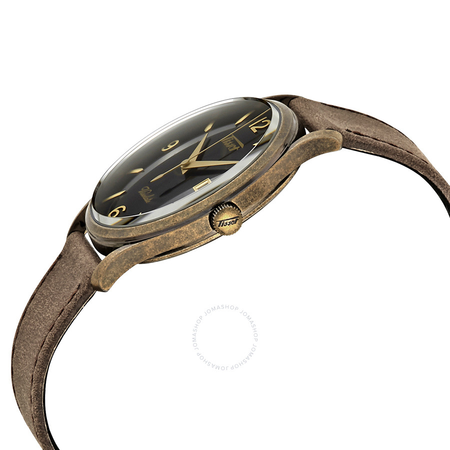 Tissot Heritage Visodate Black Dial Brown Leather Men's Watch T1184103605700 T118.410.36.057.00