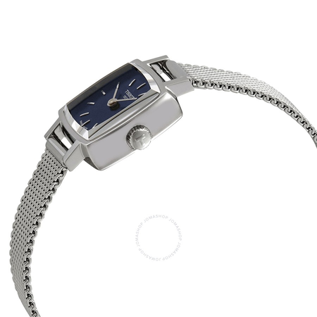 Tissot Lovely Square Quartz Blue Dial Ladies Watch T058.109.11.041.00