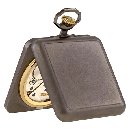 Tissot Montre De Poche Acier Cad Dore Watch T86670322 T86.6.703.22