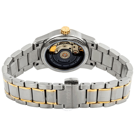 Tissot T-Classic Titanium Automatic Mother of Pearl Dial Ladies Watch T0872075511700 T087.207.55.117.00