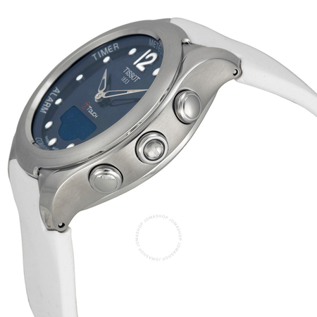 Tissot T-Touch Solar Blue Dial Ladies Watch T0752201704700 T075.220.17.047.00