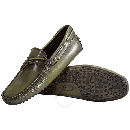 Tod's Men's Avocado Leather Moccasins XXM0GW05470D9CV002