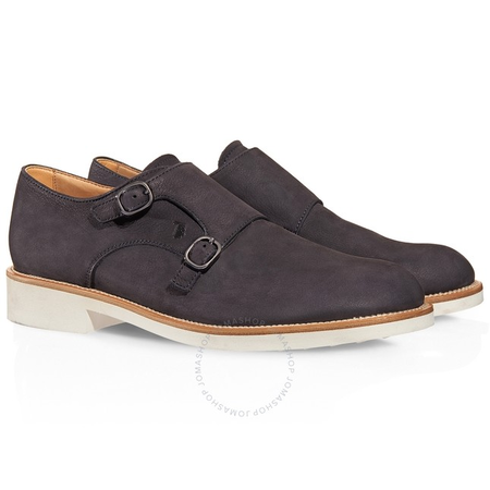 Tod's Men's Blue Brushed Leather Shoes XXM0OX0L140VEKU801