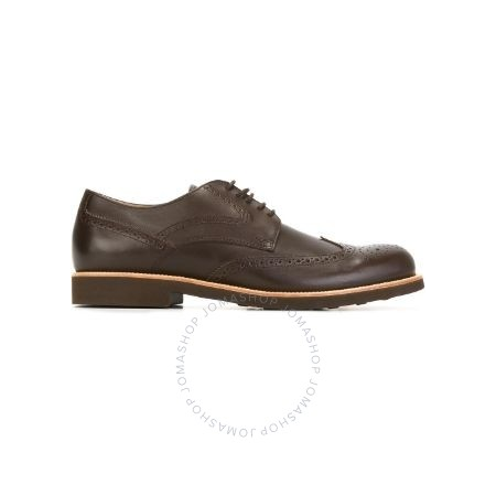Tod's Men's Classic Brogue Shoes in Dark Brown XXM0WP00C10BR0S800