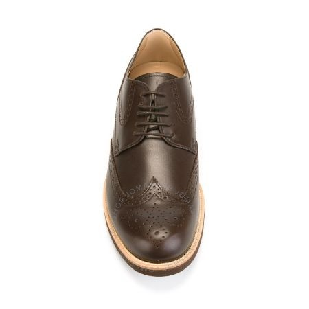Tod's Men's Classic Brogue Shoes in Dark Brown XXM0WP00C10BR0S800