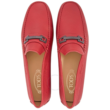 Tod's Men's Dark Ruby Gommino Driving Shoes XXM0LR0N659EKTR406