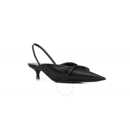 Balenciaga Knife Satin Sling Back Heels 548173 W0WM0 1000