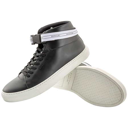 Buscemi Men's Black High Top 100mm Sneakers 218SM117LK010F 0099