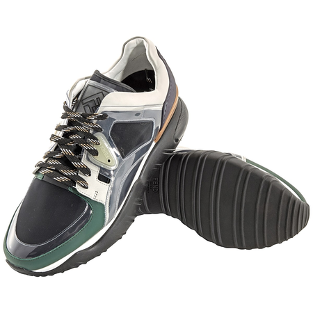 Fendi Men's Navy Runway Chunky Sneakers 7E1189-A3YH-F13TK