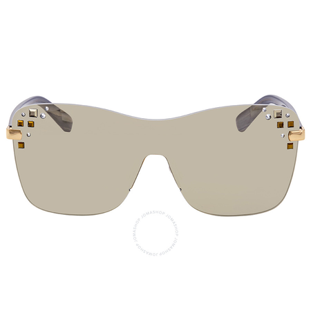 Jimmy Choo Grey Flash Swarovski Crystals Sunglasses MASK/S 99M3 99 MASK/S 99M3 99